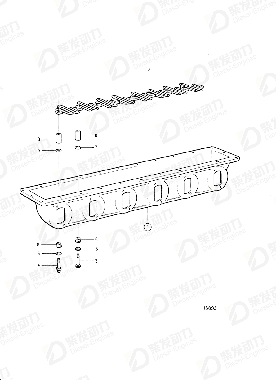 volvo penta Stud 469989 Drawing volvo penta Stud 469989 Drawing
